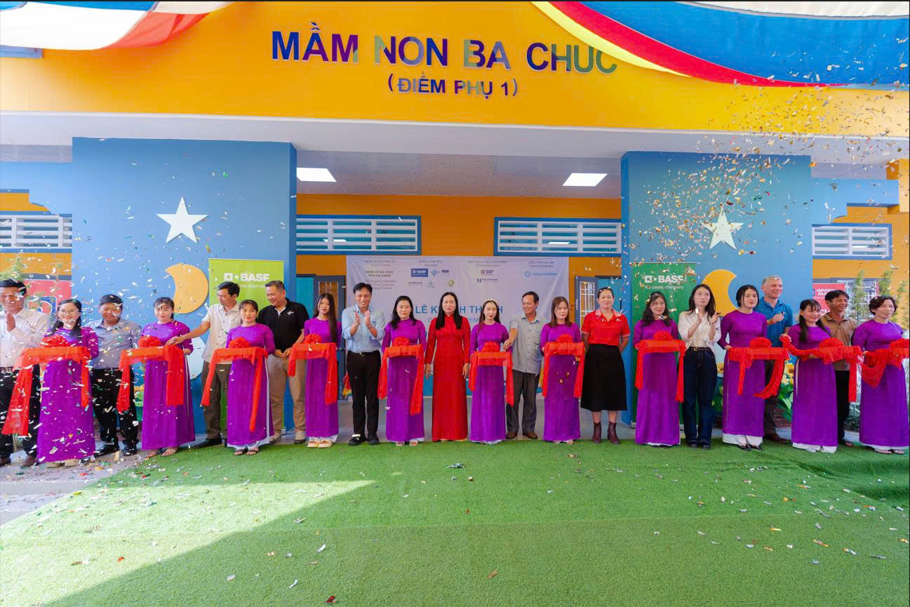 TAM TRẦN - CÙNG BASF VÀ ĐỐI TÁC KHÁNH THÀNH TRƯỜNG HỌC TỈNH AN GIANG NĂM 2026